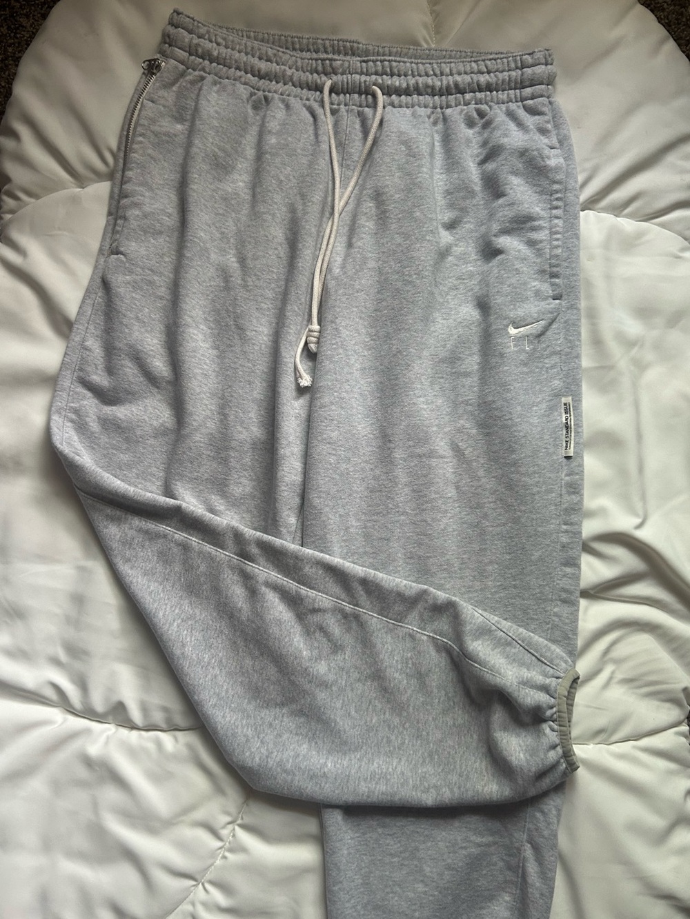 Nike Grey Swoosh Fly Women’s Basketball Pants